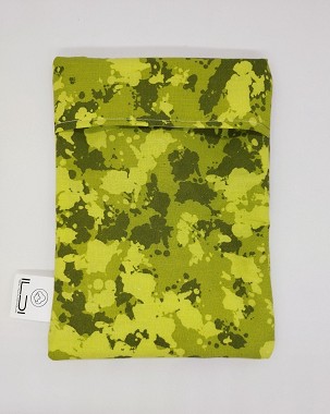 Snackbag - nasi tasak neonzöld terep mintás