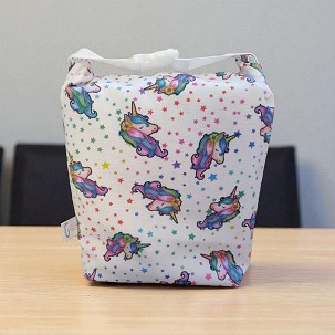 Unikornisos uzsonnás táska