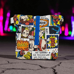 Képregényes uzsonnás zsák