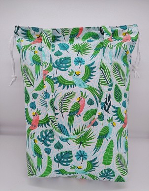 Papagájok fürdőruha tartó táska