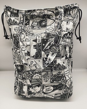 Képregényes fürdőruha tartó táska