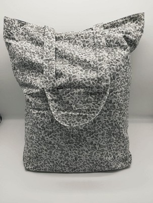 Vászon táska szürke levek