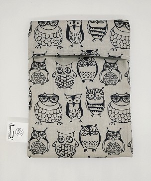 Snackbag, nasitasak - szürke alapon baglyos