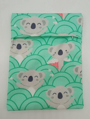 Snackbag, nasitasak - zöld alapon koalák