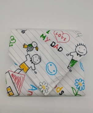 Újraszalvéta, szendvics csomagoló - gyerekrajzos