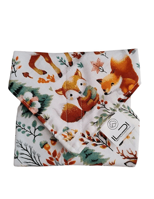 Újraszalvéta, szendvics csomagoló - erdei állatok