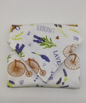 Újraszalvéta, szendvics csomagoló - levendulás