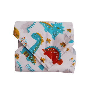 Újraszalvéta, szendvics csomagoló - színes dínók