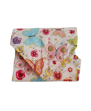 Újraszalvéta, szendvics csomagoló - színes pillangók