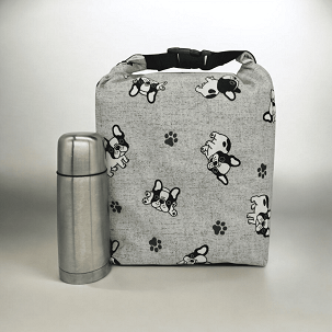 Uzsonnás táska - bulldogos