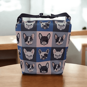 Uzsonnás táska - bulldogos