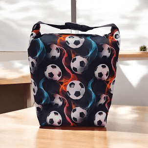 Uzsonnás táska - focis