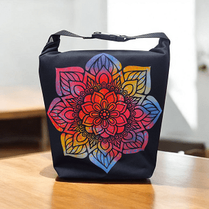 Uzsonnás táska - mandalás