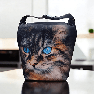 Uzsonnás táska - cica