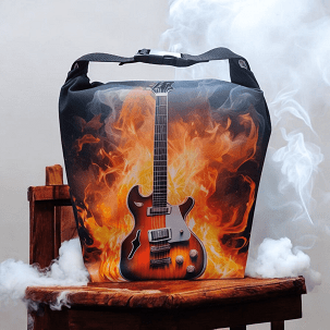 Uzsonnás táska - gitáros 2.