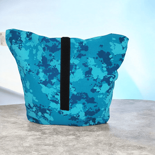 Uzsonnás zsák - terep türkiz