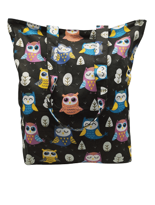 Vászon táska - baglyos