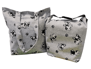 Táska szett - bulldogos