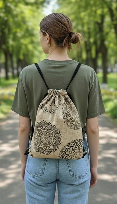 Tornazsák - gymbag mandalás