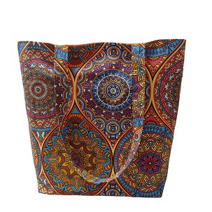 Shopper - narancs mandala